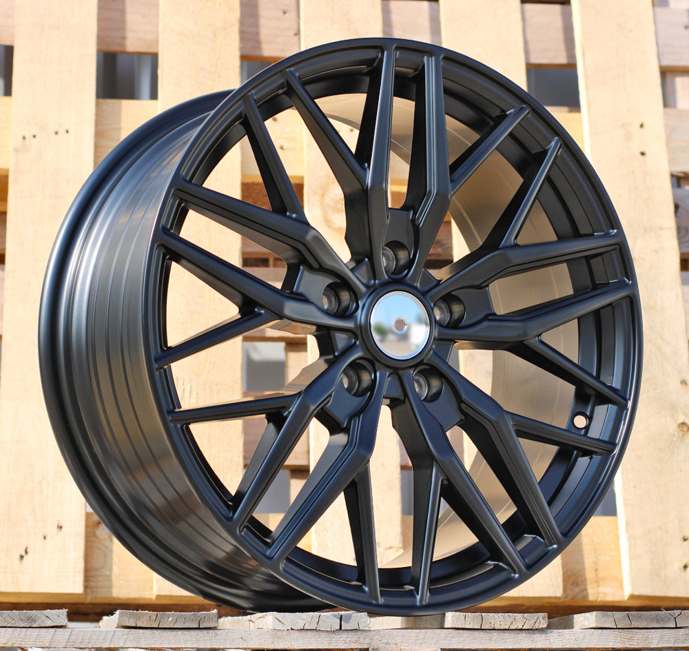 Alu disky pre Volkswagen HF5230 8x18 5x120 ET50 65.1 Čierna