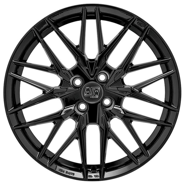 MSW 50/4 7x17 4x108 ET37 63,4 Gloss Black - Wheelsup.sk