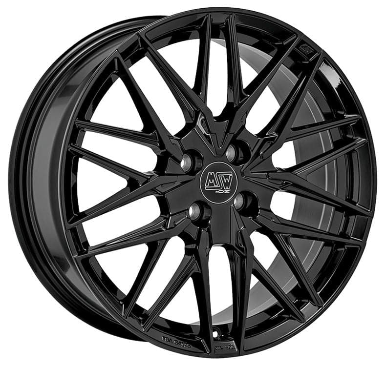 MSW 50/4 7,5x18 4x100 ET42 63,3 Gloss Black - Wheelsup.sk