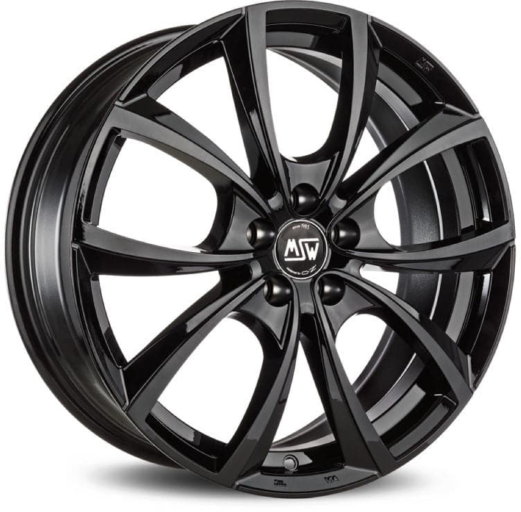 MSW 27 T 9,5x19 5x114,3 ET45 64,12 Gloss Black - Wheelsup.sk
