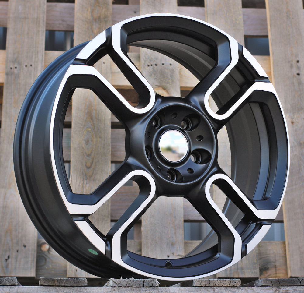 Alu disky pre Mini Cooper F8002 7x18 5x112 ET54 66.6 Čierna