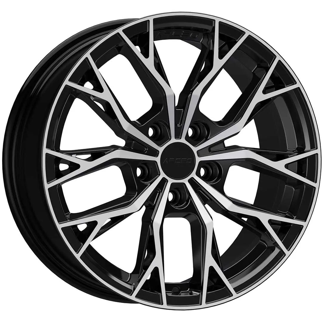 Alu kola Arceo ROMA 7.5x17 5x112 ET35 Black Diamond | Wheelsup.cz