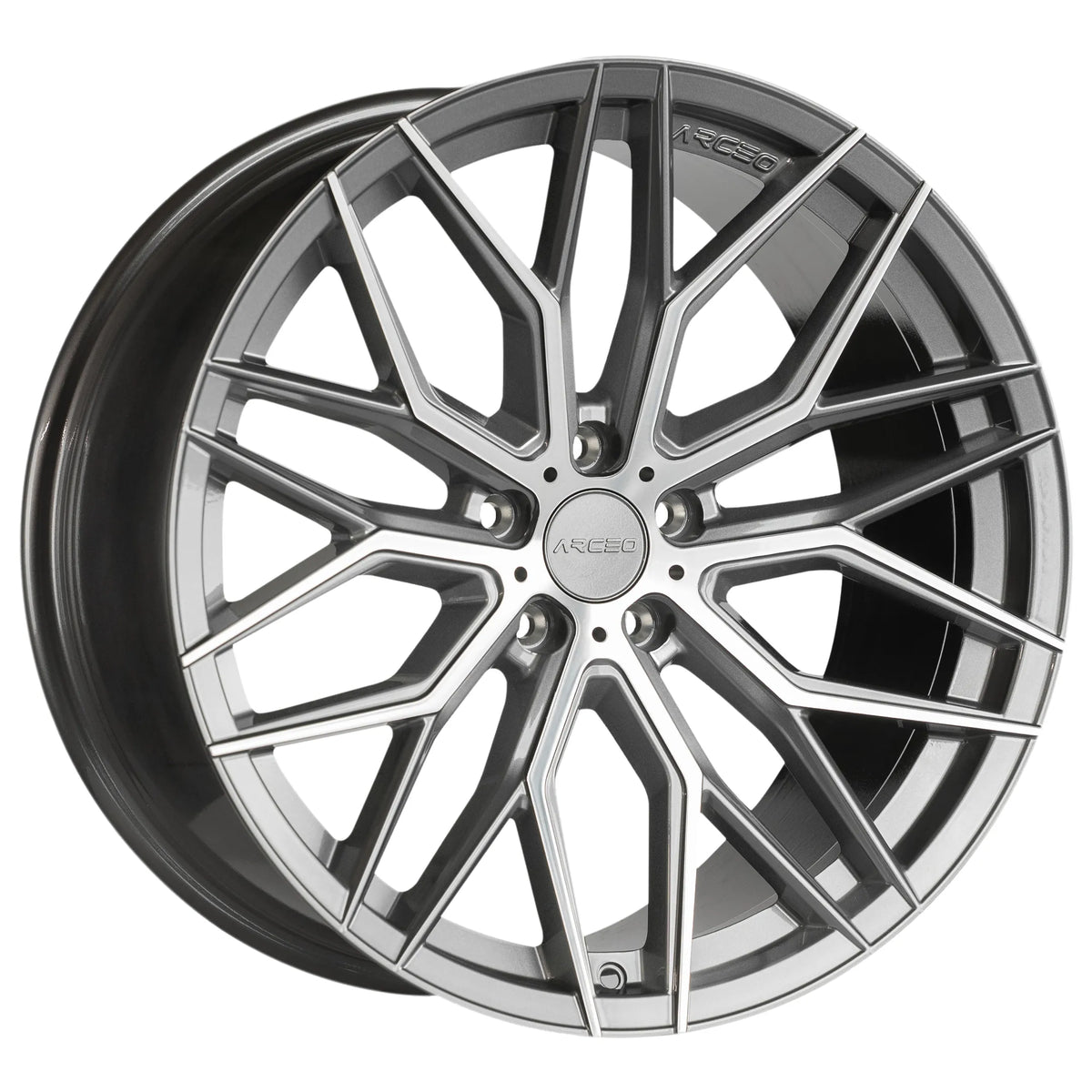 Alu kola Arceo VALENCIA 10x20 5x120 ET40 Silver Diamond | Wheelsup.cz