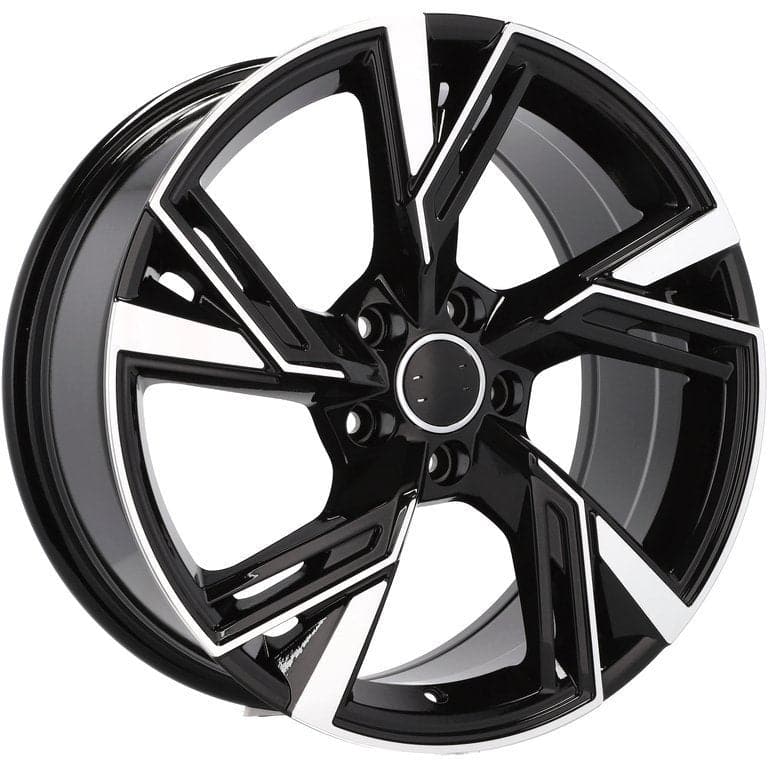 Alu kola pro Audi B1571 7.5x17 5x112 ET40 66.6 Black Polished | Wheelsup.cz