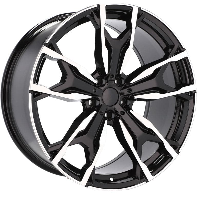 Racingline Y0204 20x8 5x112 ET27 Black Polished BMW - Wheelsup.sk