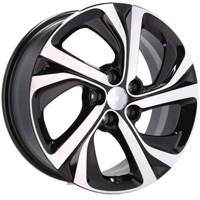 Racingline F5576 17x7 5x108 ET48 Black Polished Citroen - Wheelsup.sk