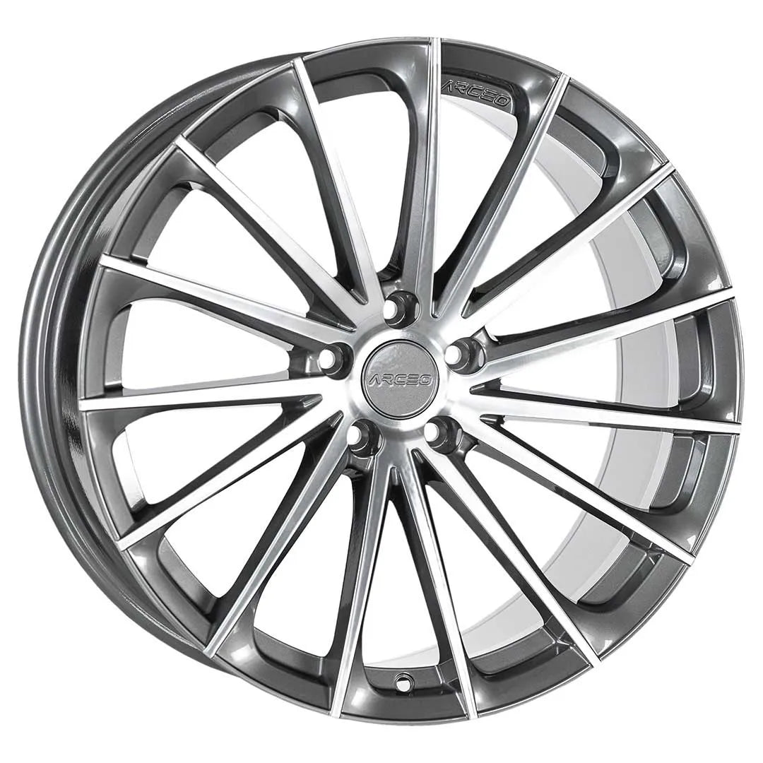 Alu kola Arceo BERLIN 10x20 5x112 ET40 Titanium Silver Diamond | Wheelsup.cz