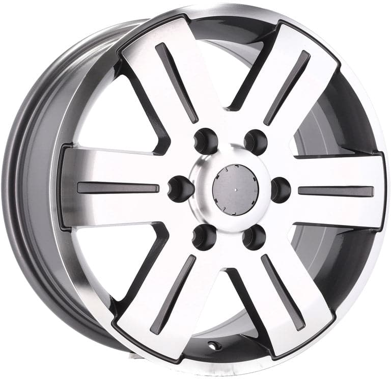 Alu kola pro Mercedes BK562 7x16 6x130 ET55 Grey Polished | Wheelsup.cz