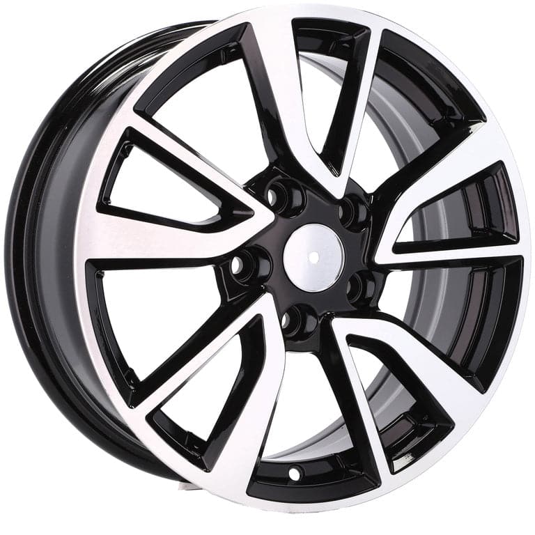 Racingline BY131 17x7 5x114.3 ET40 Black Polished Nissan - Wheelsup.sk