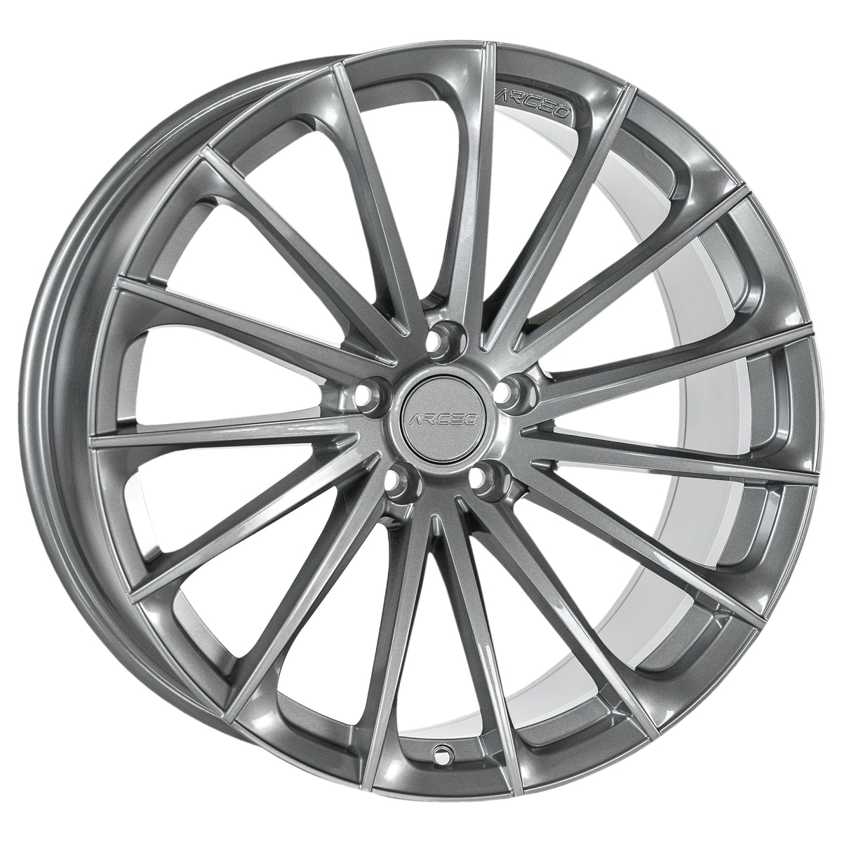Alu kola Arceo BERLIN 10.5x21 5x114.3 ET45 Titanium Silver | Wheelsup.cz