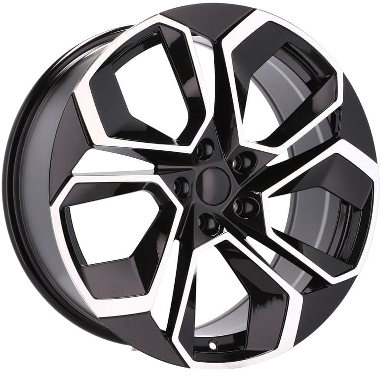 Racingline I5561 19x8.5 5x112 ET45 Black Polished Škoda - Wheelsup.sk