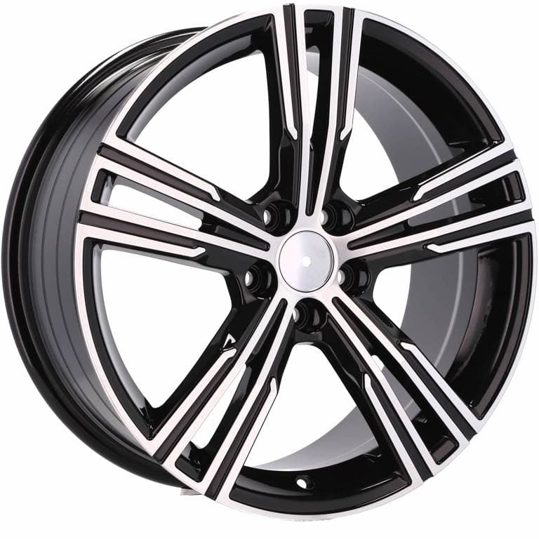 Racingline FE184 17x7.5 5x108 ET45 Black Polished Volvo - Wheelsup.sk