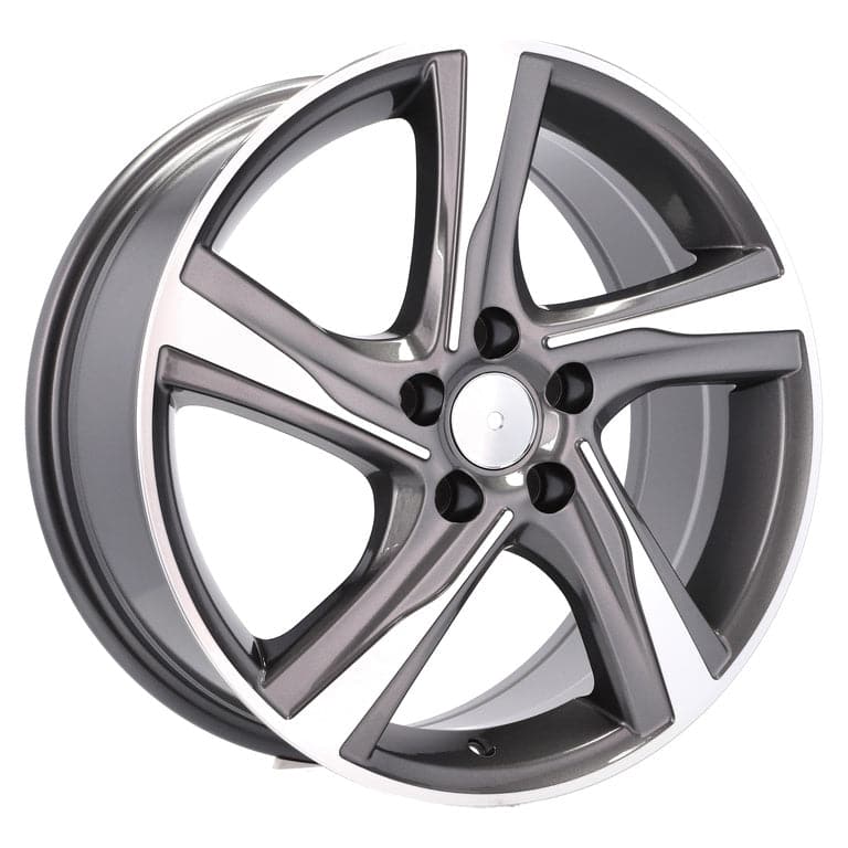 Racingline BY115 18x7.5 5x108 ET49 Grey Polished Volvo - Wheelsup.sk