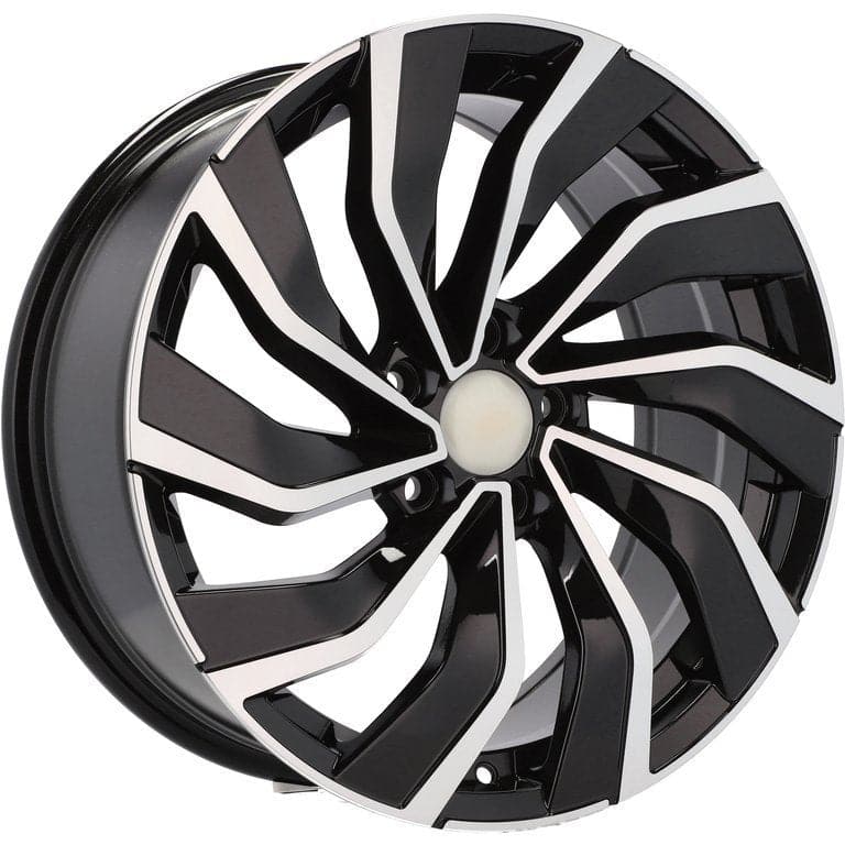 Racingline B5780 17x7.5 5x112 ET45 Black Polished VW - Wheelsup.sk