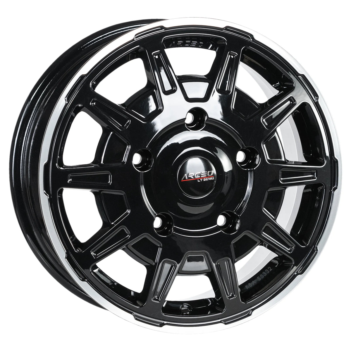 Alu kola Arceo LT1 6.5x16 5x160 ET60 Black Lip Diamond | Wheelsup.cz