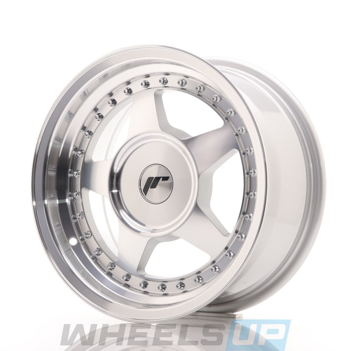 Alu kola Japan Racing JR6 17x9 ET25 5x114/120 Silver Machined Face WheelsUp