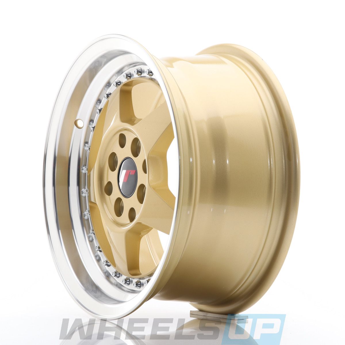 Alu kola Japan Racing JR6 17x10 ET20 BLANK Gold w/Machined Lip WheelsUp