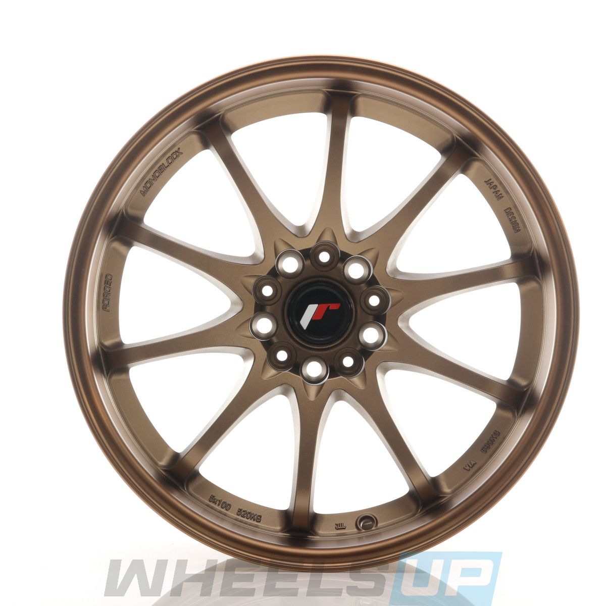 Alu kola Japan Racing JR5 19x8.5 ET43 5H BLANK Dark Anodized Bronze WheelsUp