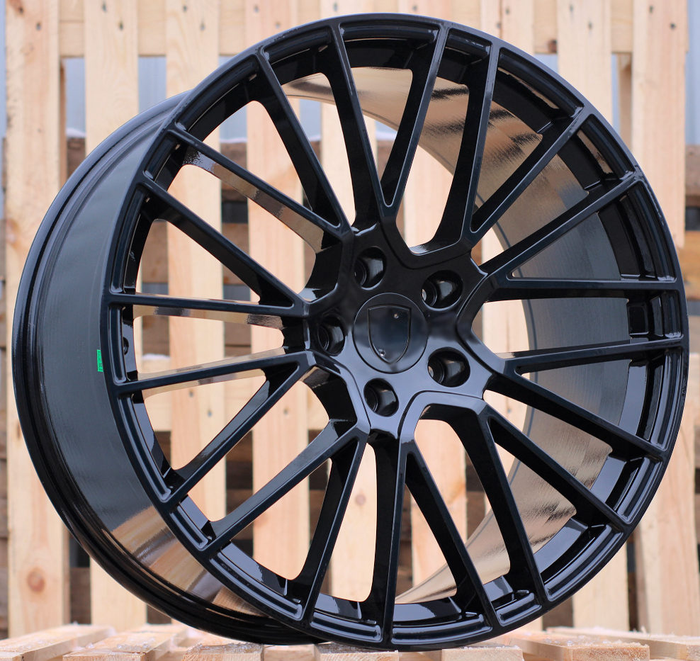 Alu disky pre Porsche FB0010J 11x21 5x130 ET58 71.6 Čierna