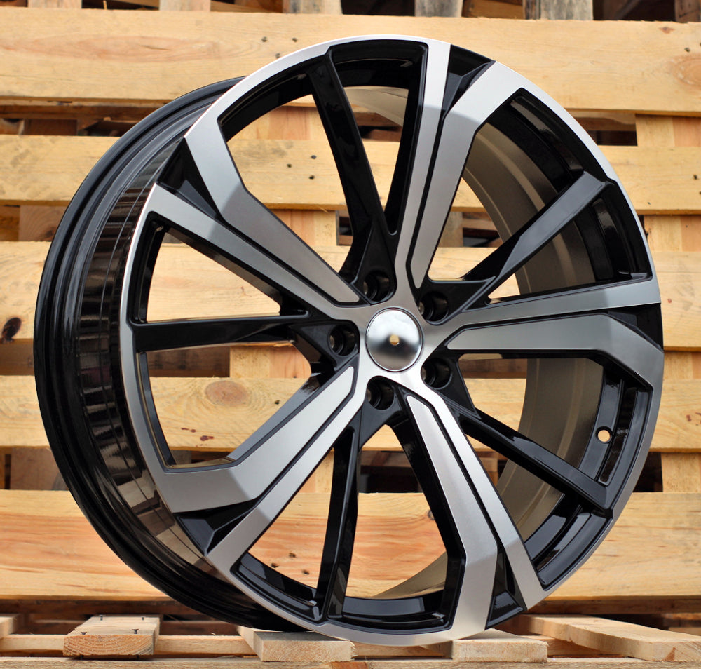 Alu kola pro Volvo SF503 7.5x18 5x108 ET50.5 63.4 Black Polished | Wheelsup.cz