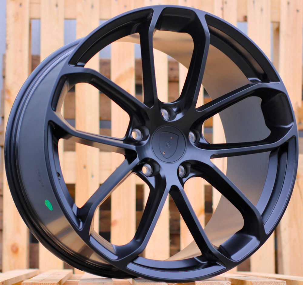 Alu kola pro Porsche FB0714J 9.5x21 5x130 ET46 71.6 Black Matt | Wheelsup.cz