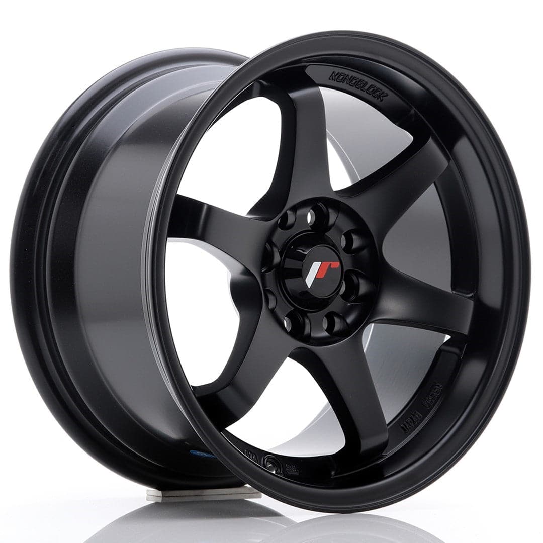 JR Wheels JR3 15x8 ET25 4x100/114 Matt Black - Wheelsup