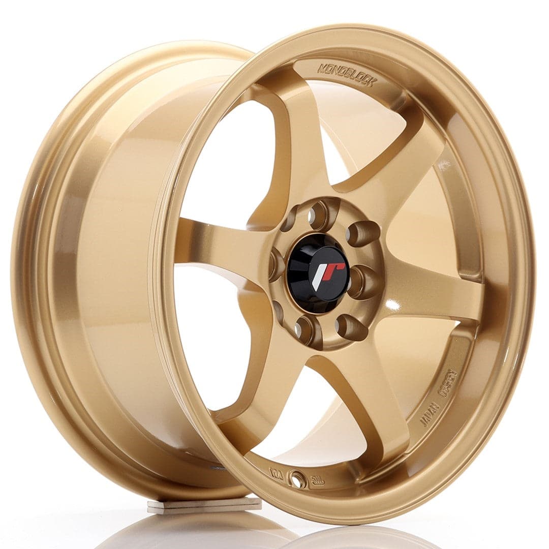 JR Wheels JR3 15x8 ET25 4x100/114 Gold - Wheelsup