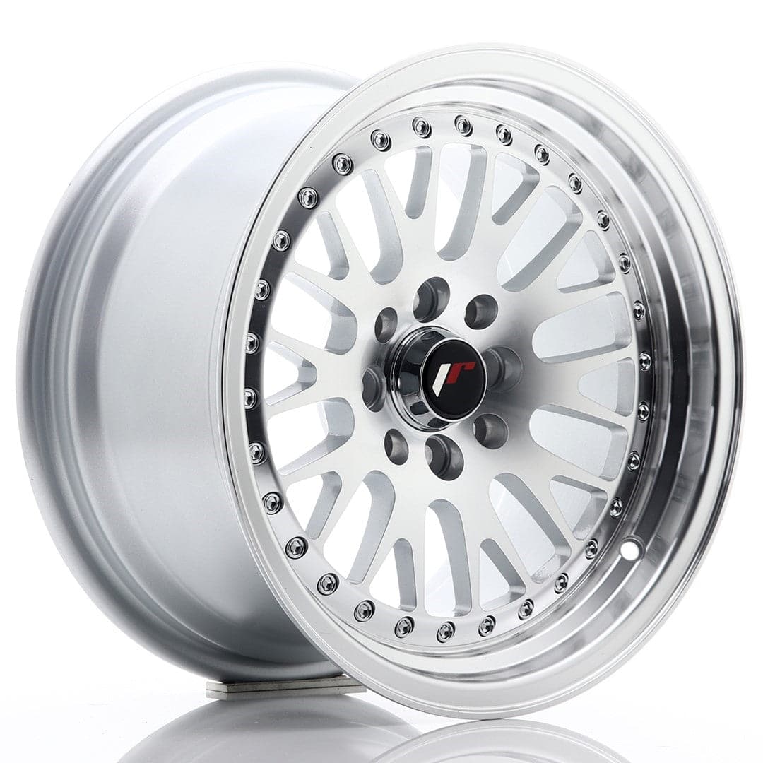 JR Wheels JR10 15x8 ET20 4x100/108 Silver Machined Face - Wheelsup