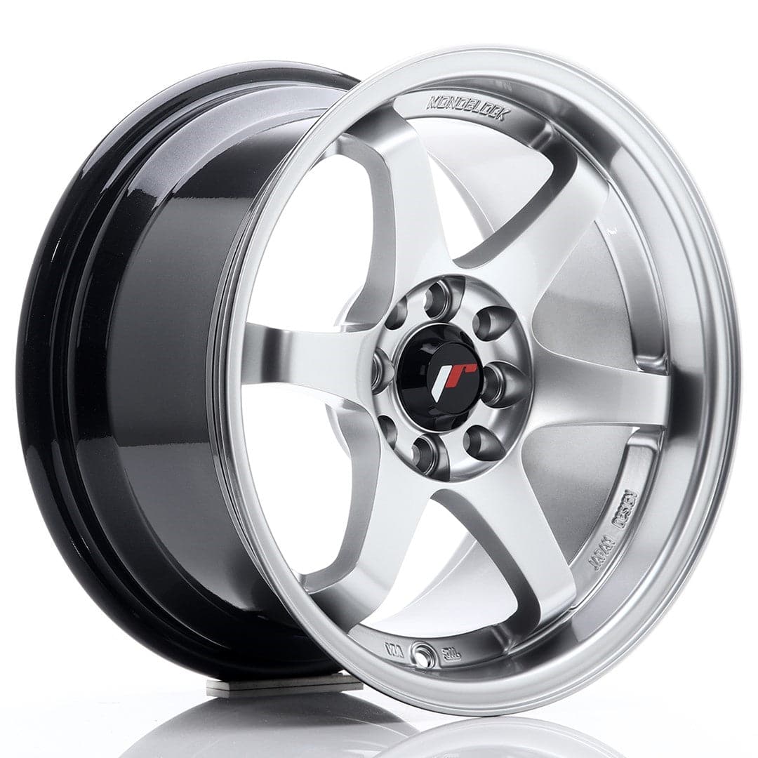 JR Wheels JR3 15x8 ET25 4x100/108 Hyper Silver - Wheelsup