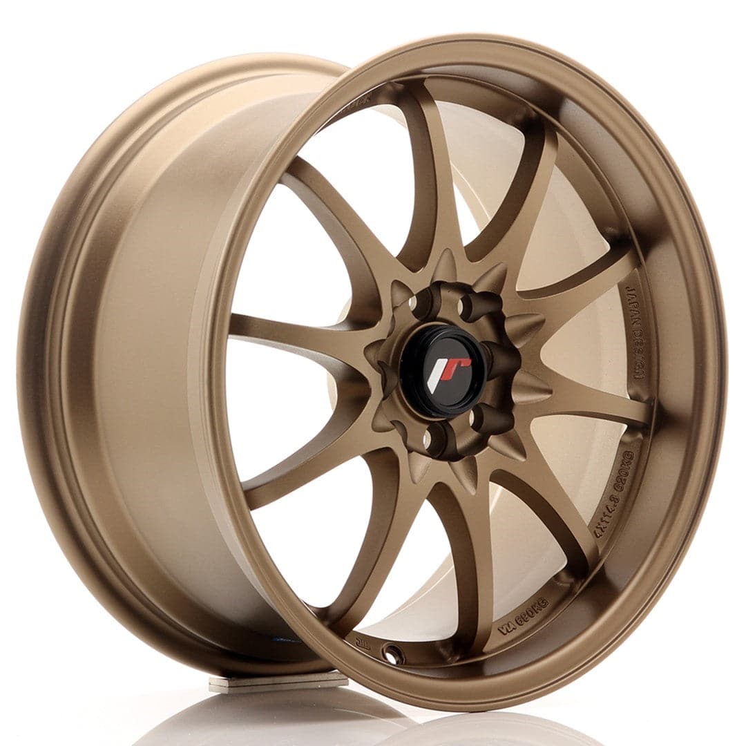JR Wheels JR5 17x8,5 ET35 4x100/114,3 Dark Anodized Bronze - Wheelsup.sk
