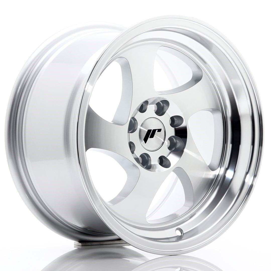 JR Wheels JR15 15x8 ET20 4x100/108 Machined Silver - Wheelsup