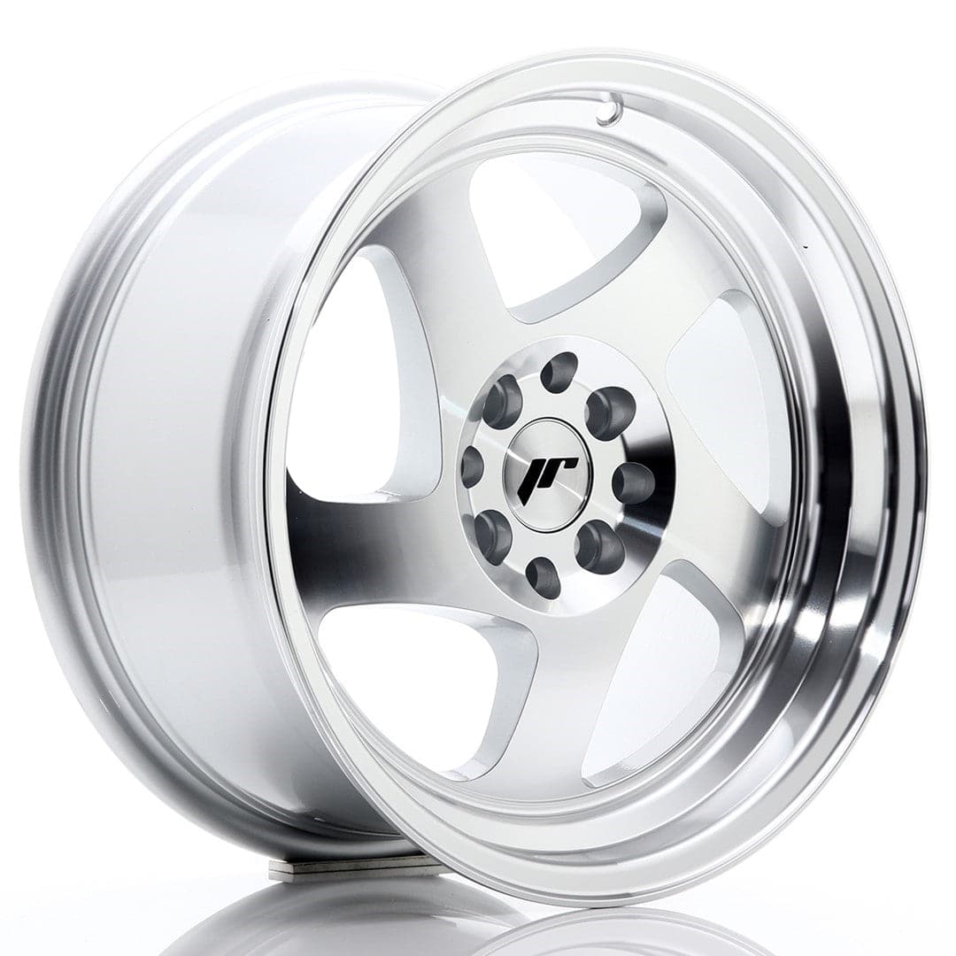 JR Wheels JR15 16x8 ET25 4x100/108 Machined Silver - Wheelsup