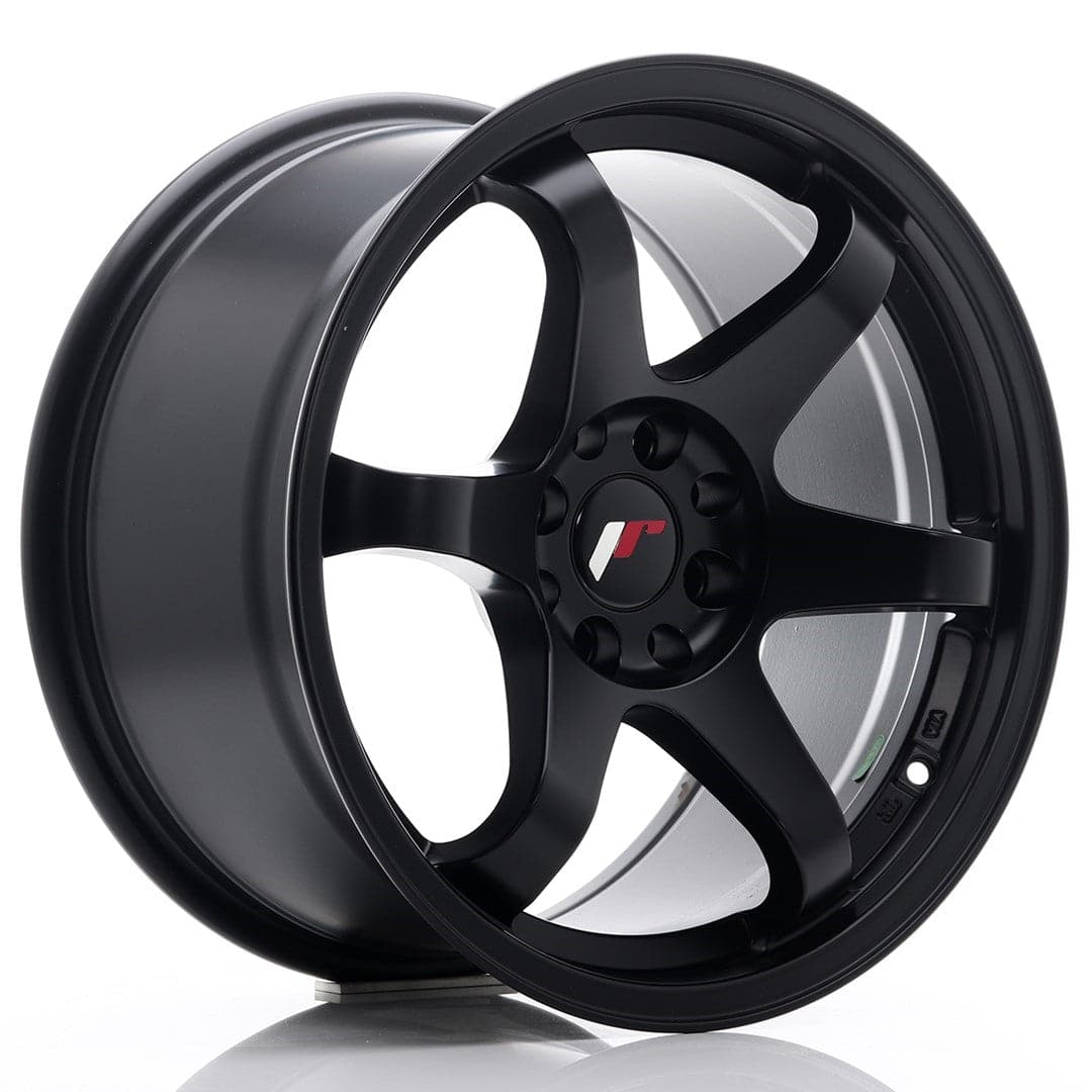 JR Wheels JR3 17x9 ET25 4x108/114 Matt Black - Wheelsup
