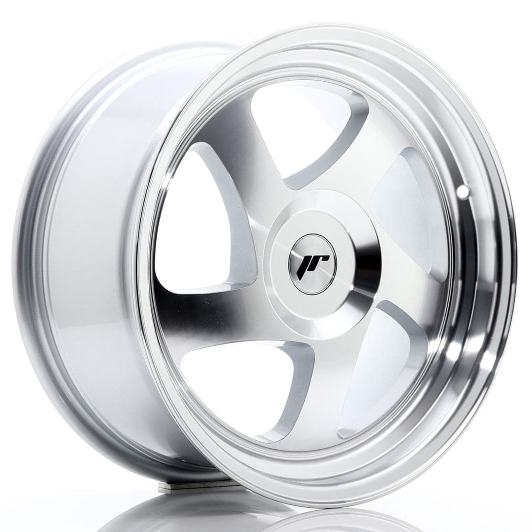 JR Wheels JR15 17x8 ET35 Blank Silver Machined - Wheelsup