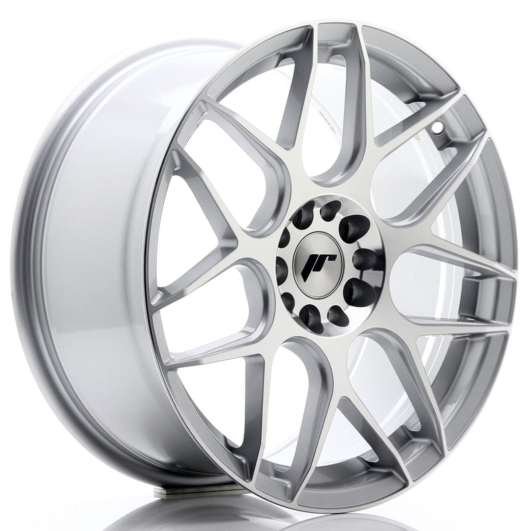 JR Wheels JR18 18x8,5 ET35 5x100/120 Silver Machined - Wheelsup