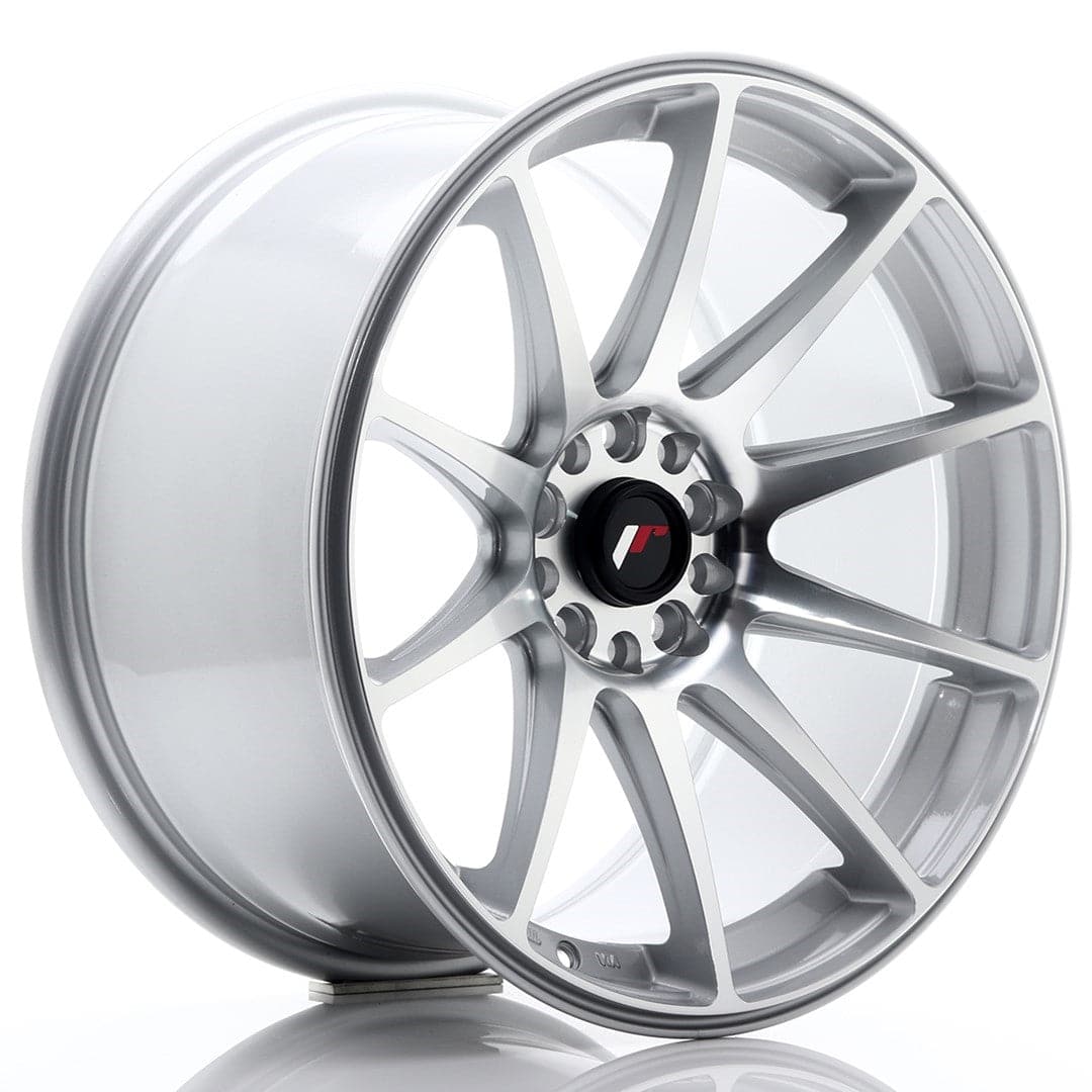 JR Wheels JR11 18x9,5 ET30 5x112/114 Silver Machined - Wheelsup