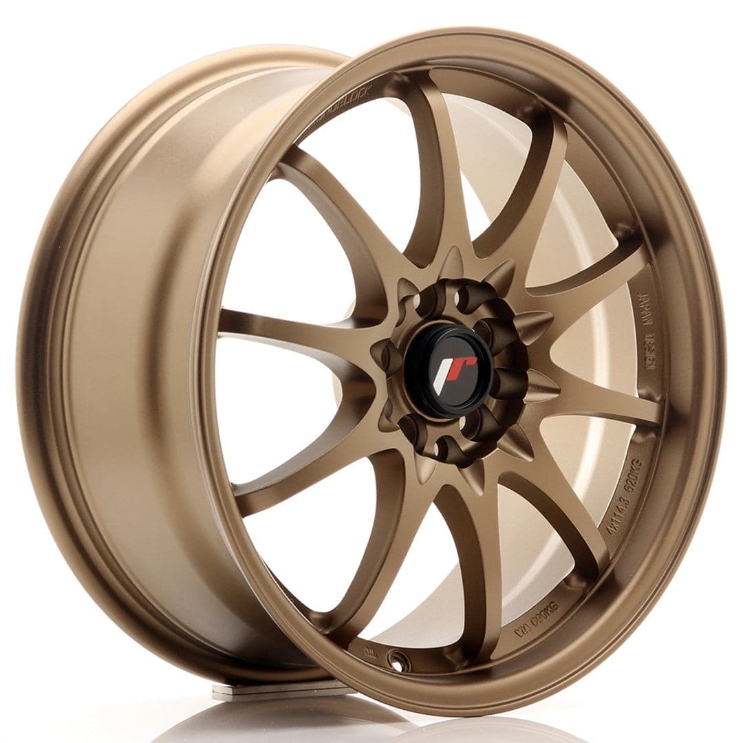 JR Wheels JR5 17x7,5 ET35 5x100/114,3 Dark Anodized Bronze - Wheelsup.sk