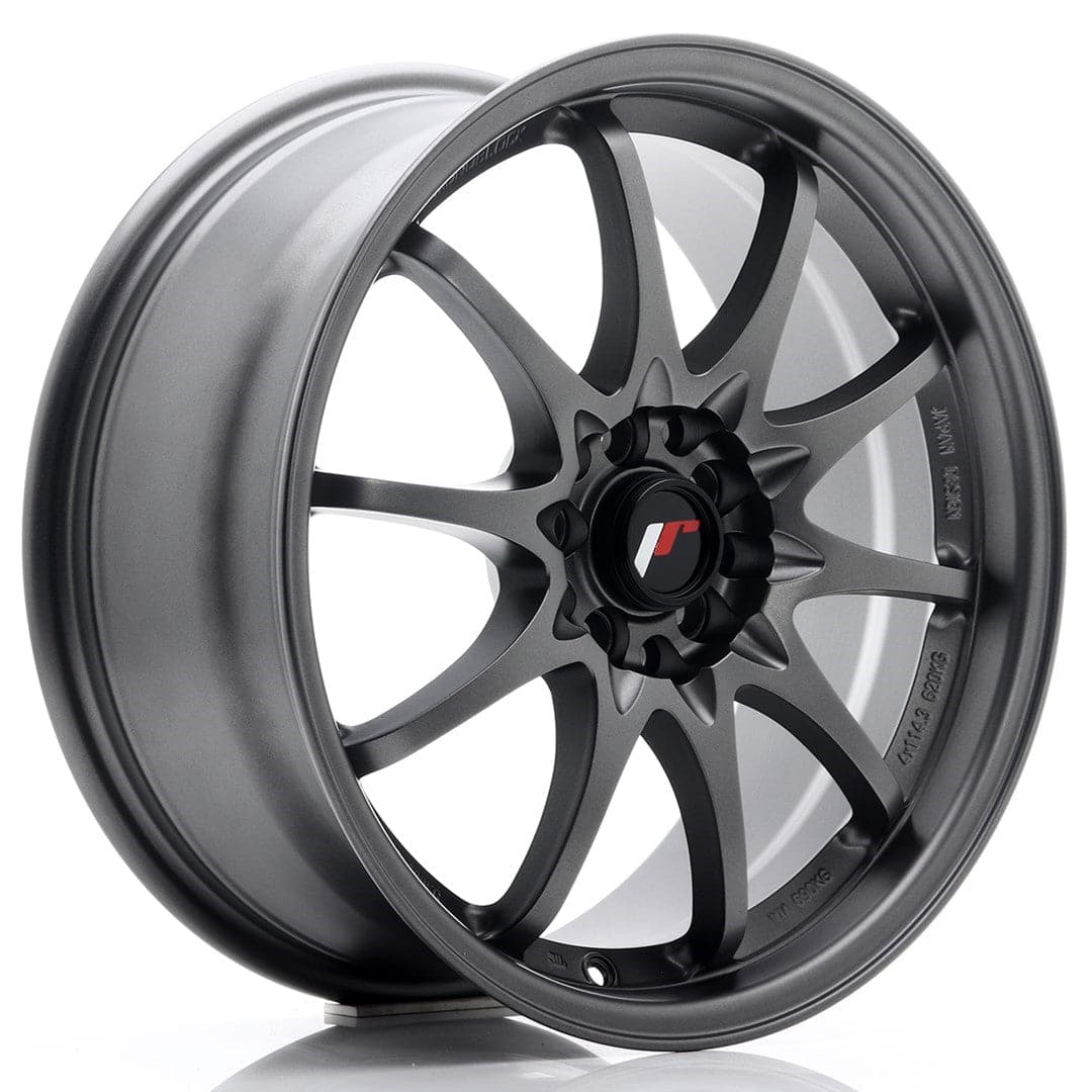JR Wheels JR5 17x7,5 ET35 5x100/114,3 Matt Gun Metal - Wheelsup.sk