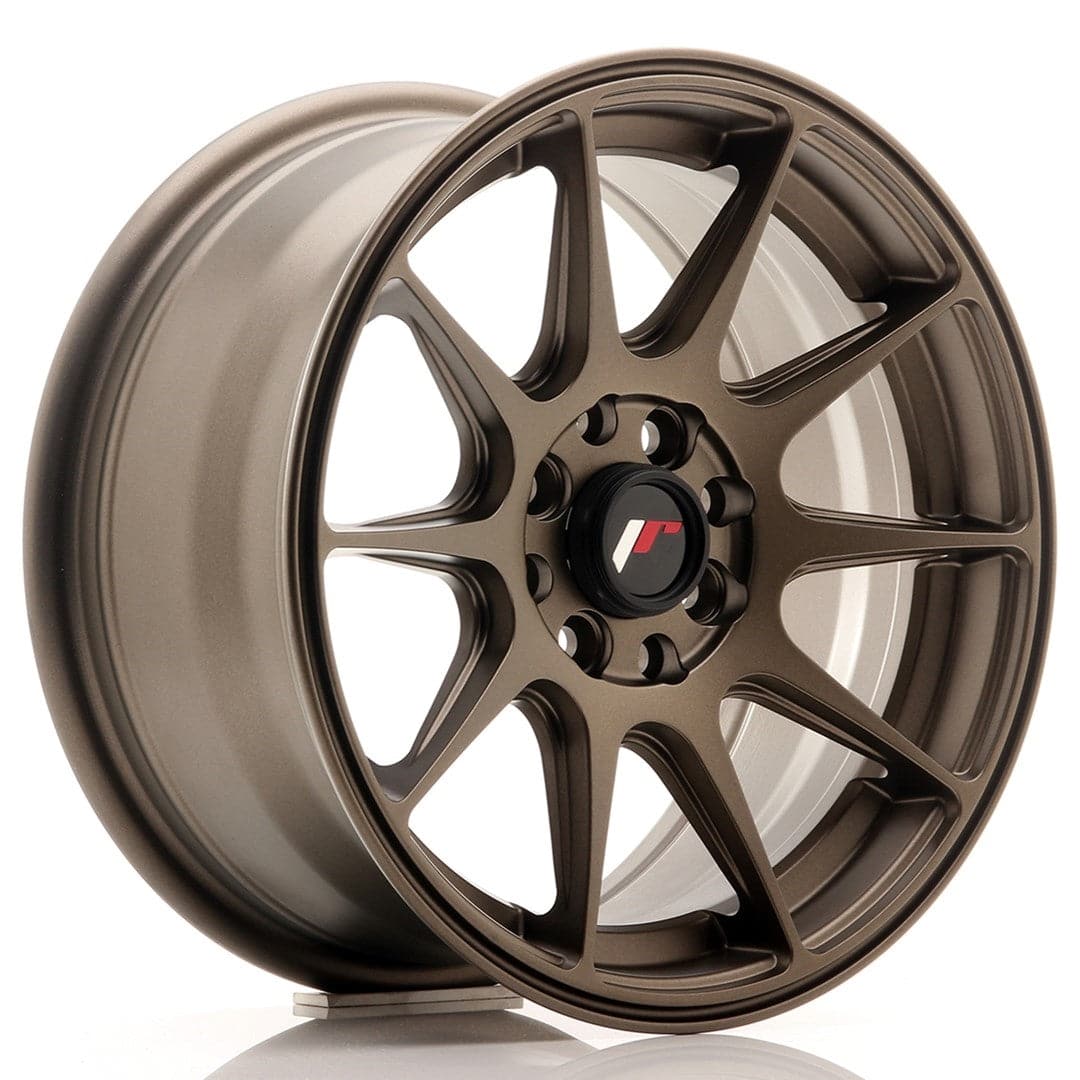 JR Wheels JR11 15x7 ET30 4x100/108 Matt Bronze - Wheelsup