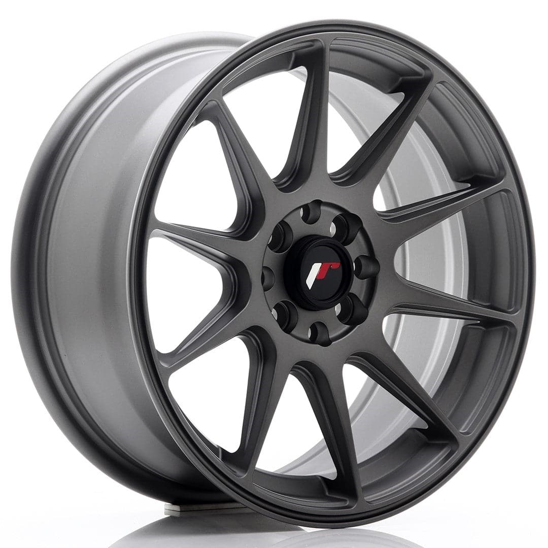 JR Wheels JR11 16x7 ET25 4x100/108 Matt Gun Metal - Wheelsup