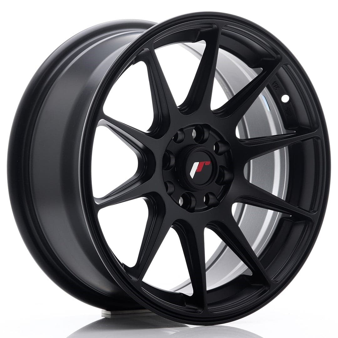 JR Wheels JR11 16x7 ET30 4x100/114 Flat Black - Wheelsup
