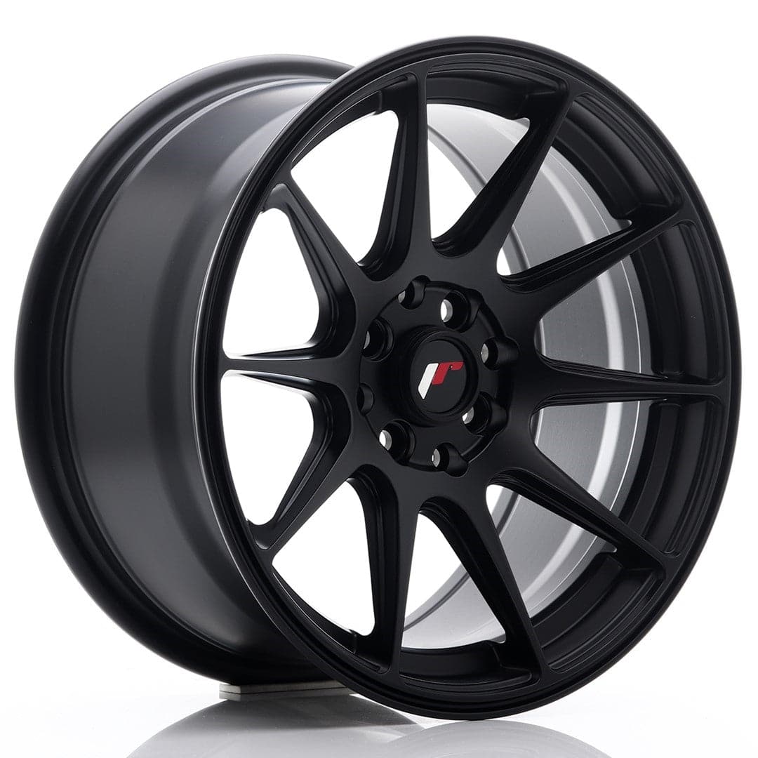 JR Wheels JR11 16x8 ET25 4x100/108 Flat Black - Wheelsup