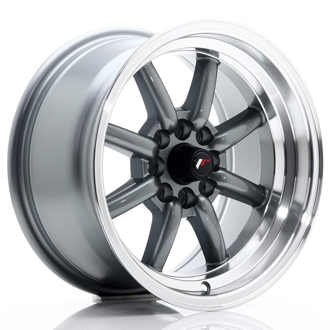 JR Wheels JR19 15x8 ET0 4x100/114 Gun Metal - Wheelsup