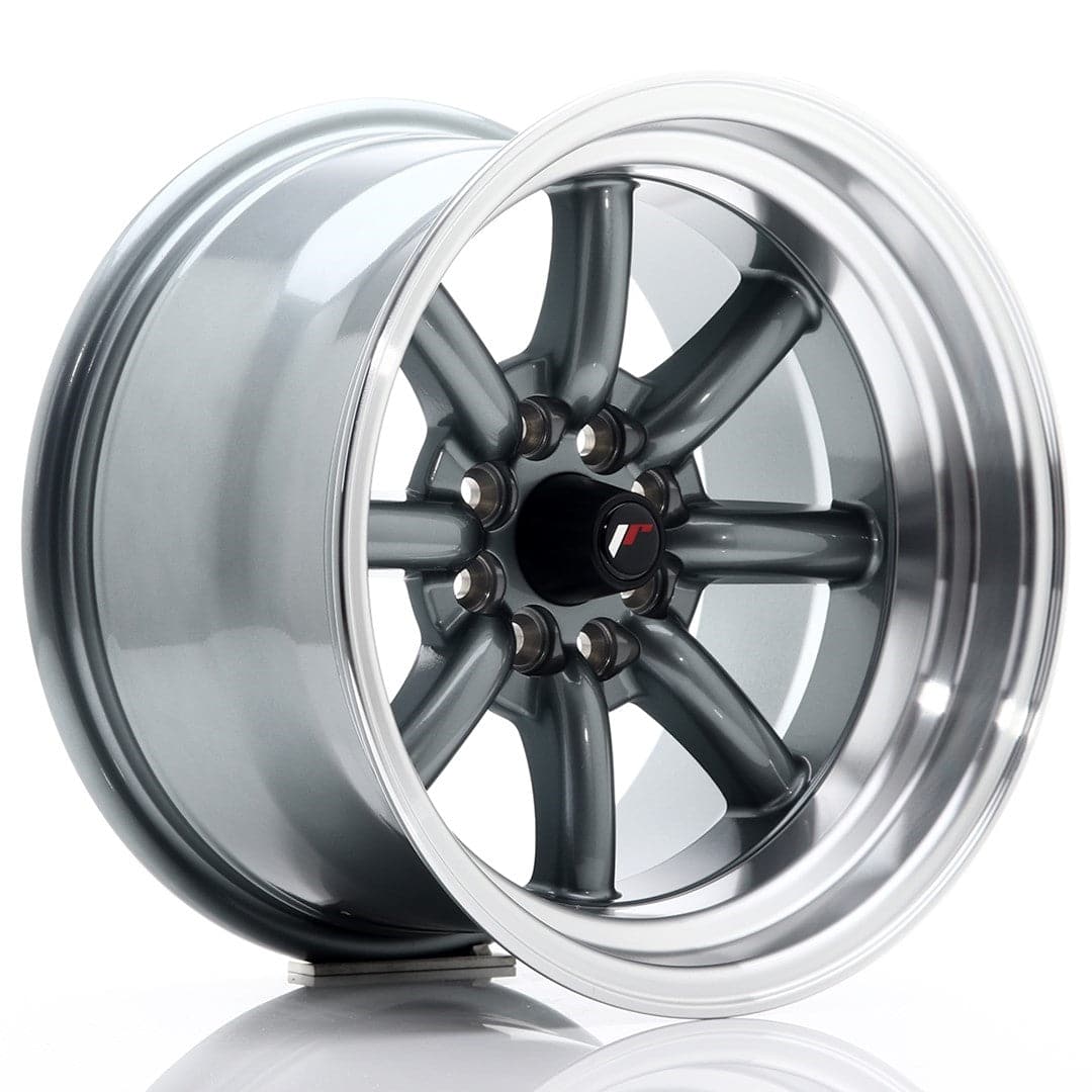 JR Wheels JR19 15x9 ET-13 4x100/114 Gun Metal - Wheelsup