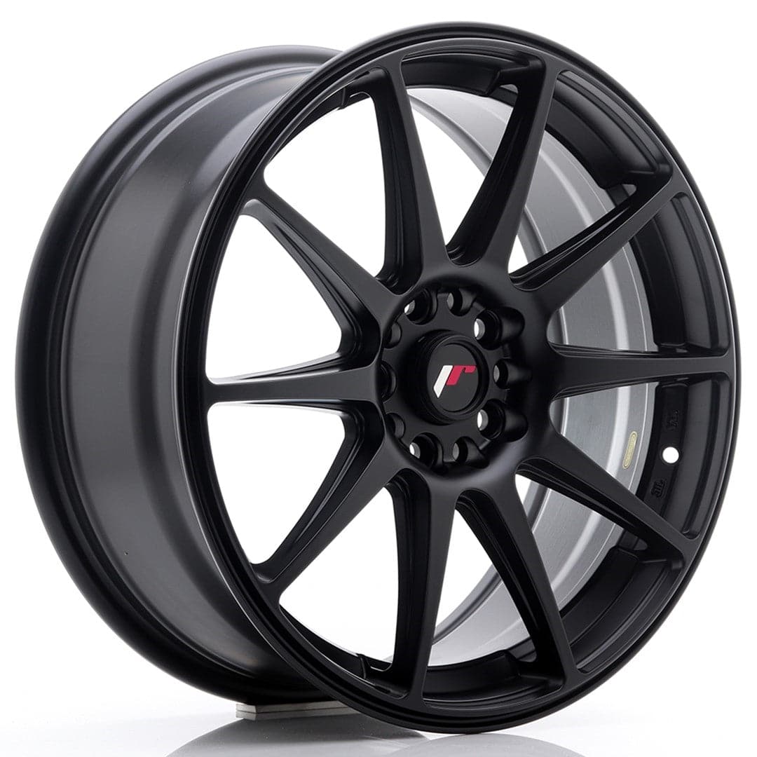 JR Wheels JR11 18x7,5 ET40 5x112/114 Flat Black - Wheelsup