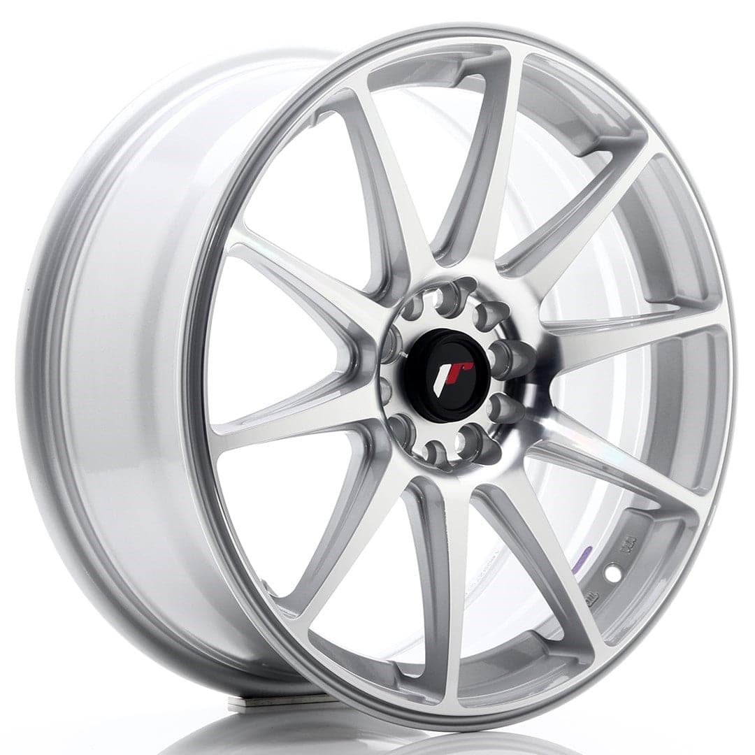 JR Wheels JR11 18x7,5 ET40 5x112/114 Silver Machined - Wheelsup