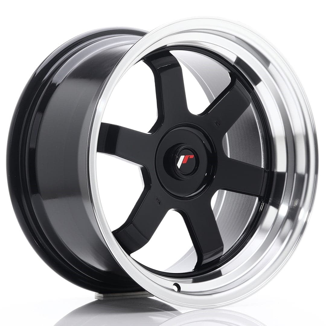 JR Wheels JR12 17x9 ET25 Blank Gloss Black - Wheelsup