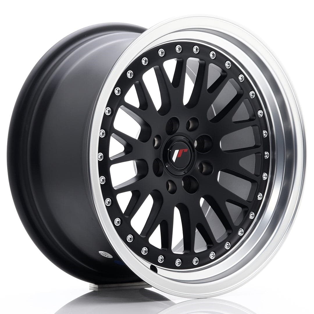 JR Wheels JR10 16x8 ET20 4x100/108 Matt Black w/Machined Lip - Wheelsup