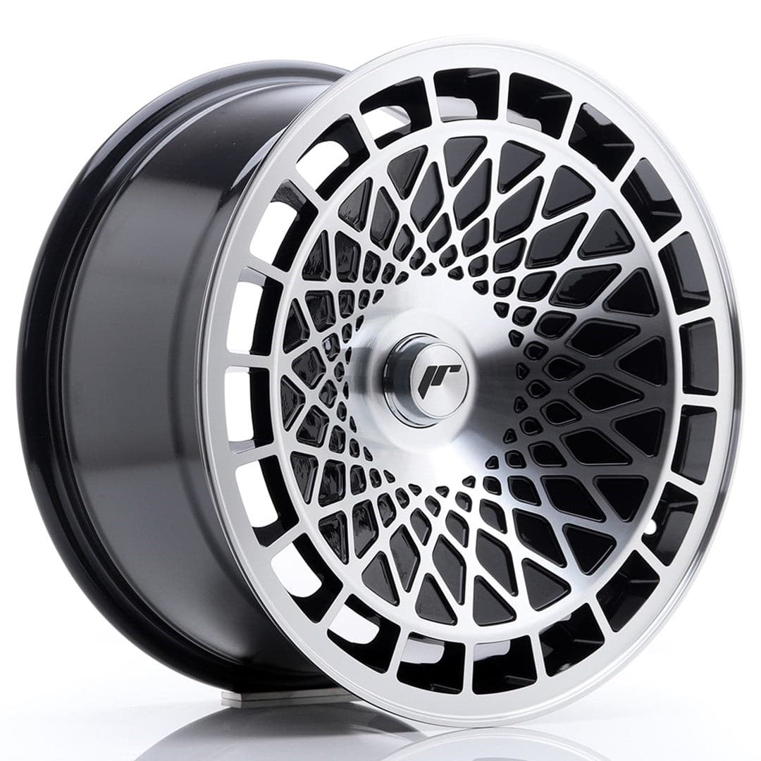 JR Wheels JR14 17x8,5 ET15 Blank Gloss Black Machined Face - Wheelsup