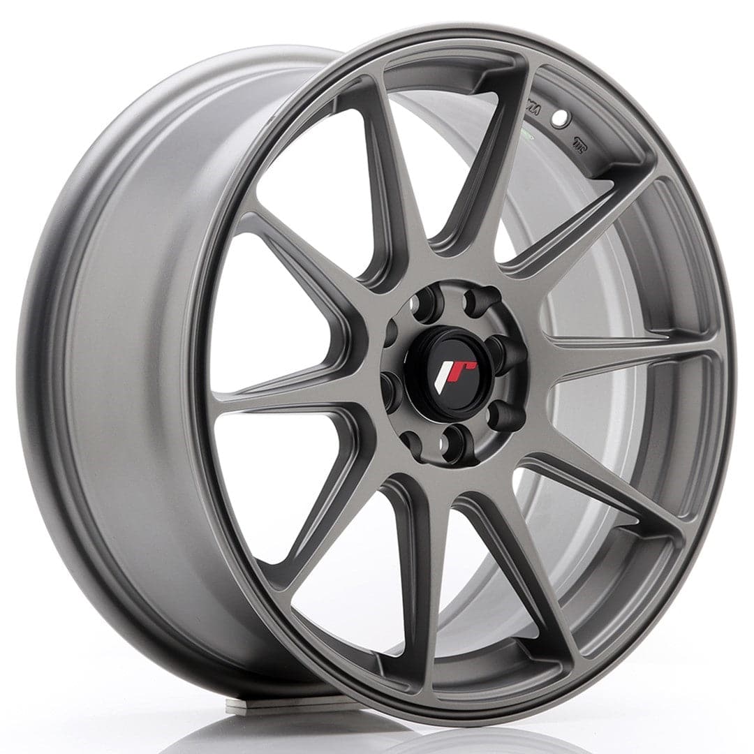 JR Wheels JR11 17x7,25 ET25 4x100/108 Matt Gun Metal - Wheelsup